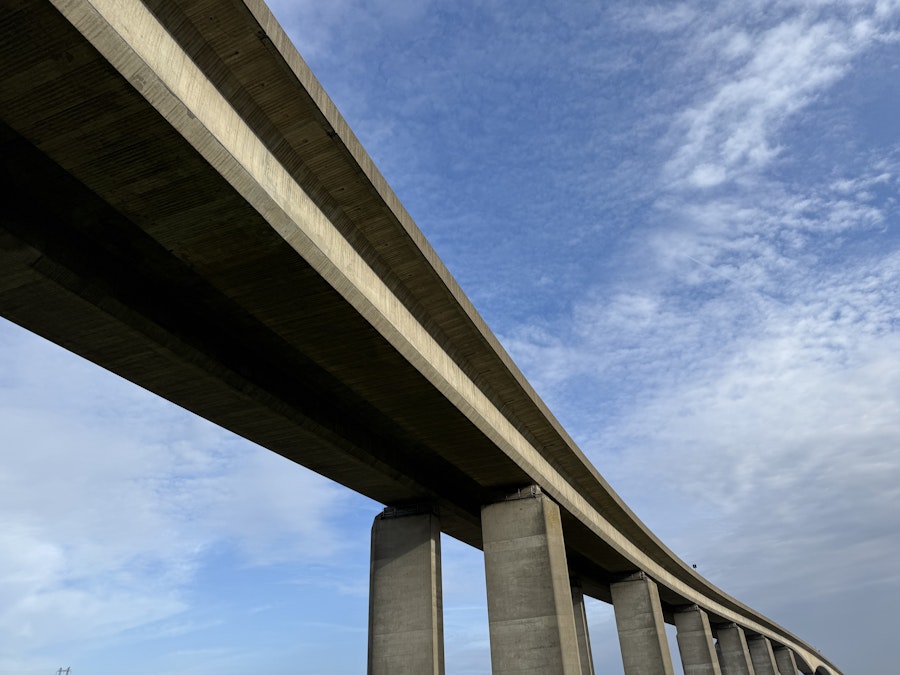 The Orwell Bridge in Ipswich